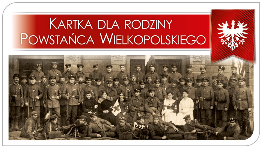 Kartka dla rodziny  Powstańca Wielkopolskiego
