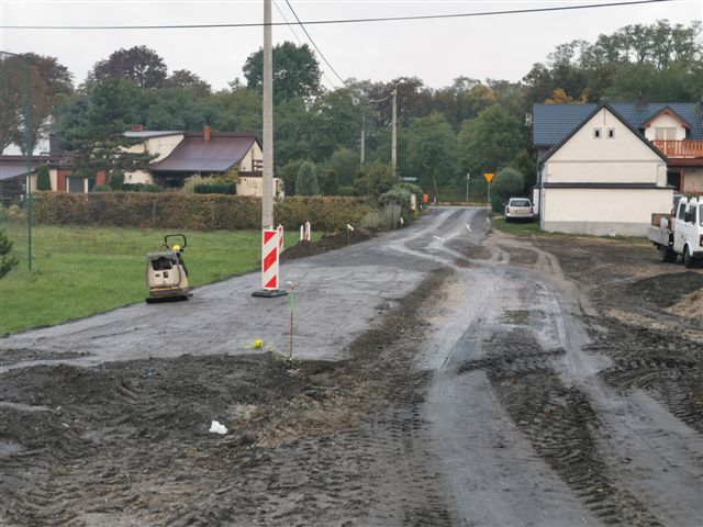 Przebudowa drogi w miejscowości Chłądowo