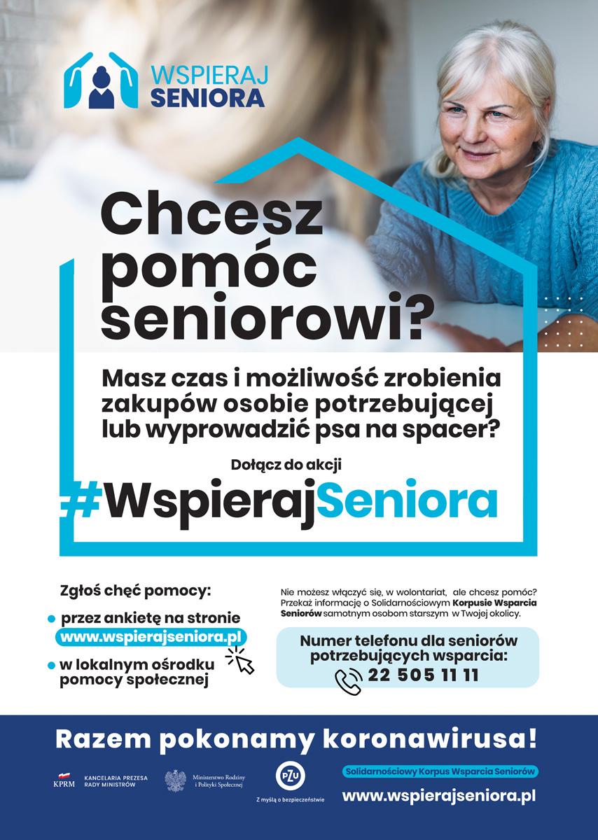 #WspierajSeniora - więcej informacji na www.obywatel.gov.pl