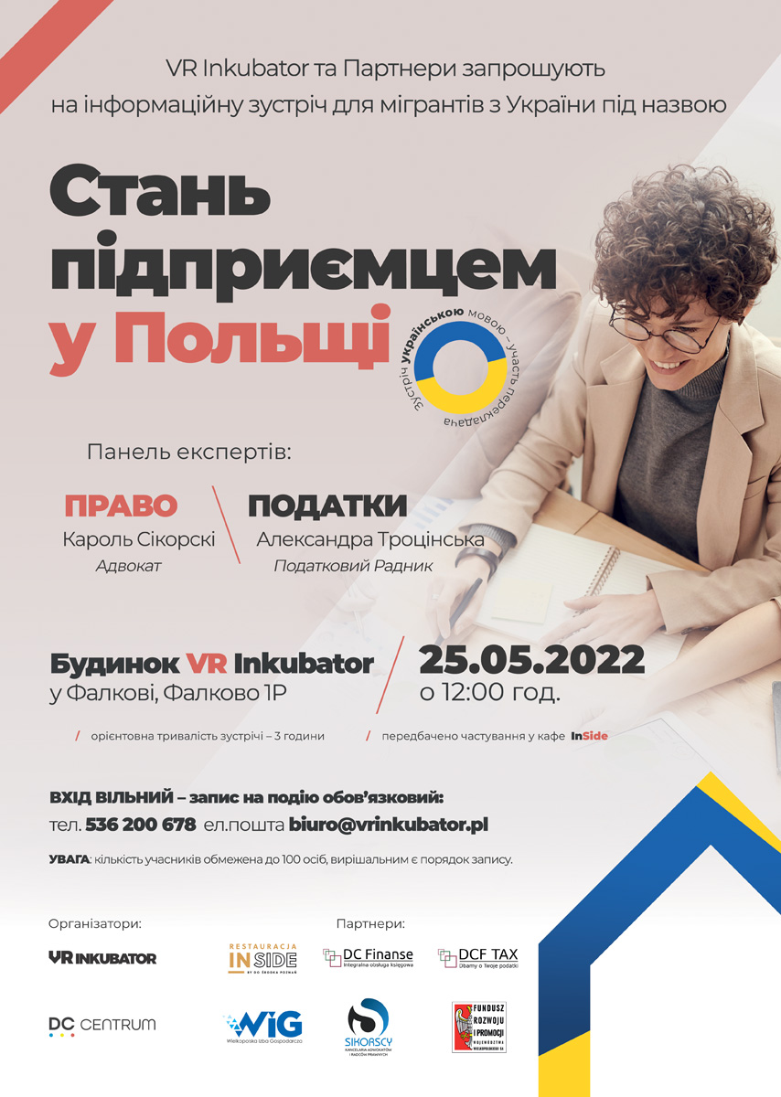 Zostań przedsiębiorcą w polsce - spotkanie dla obywateli ukrainy